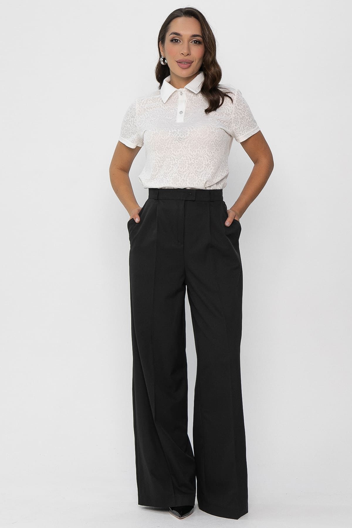 Брюки Скарлет (черные) Б14084-13М