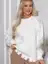 Свитер рваный Наиль (белый) Б14420-13М