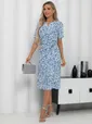 Платье Тоскана (бело-голубое) П15512-45М