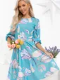 Платье Изабелла (бирюзовое) П13789-45М