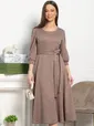 Платье трикотажное Ирина НЬЮ (кофе) П15220-9М
