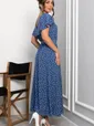 Платье Жара (синее/горох) П13968-16М