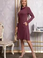 Платье Мариса (бордовое) П14837-10М