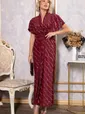 Платье Исландия (бордовое) П14814-30М