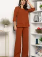 Костюм трикотажный Альберта (терракотовый) К14385-10М
