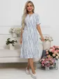 Платье Тоскана (голубо-белое) П15513-45М
