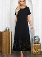 Платье Танита (черное/кружево) П14609-16М
