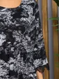 Платье Сибирские кружева (черно-белое) П13400-18М