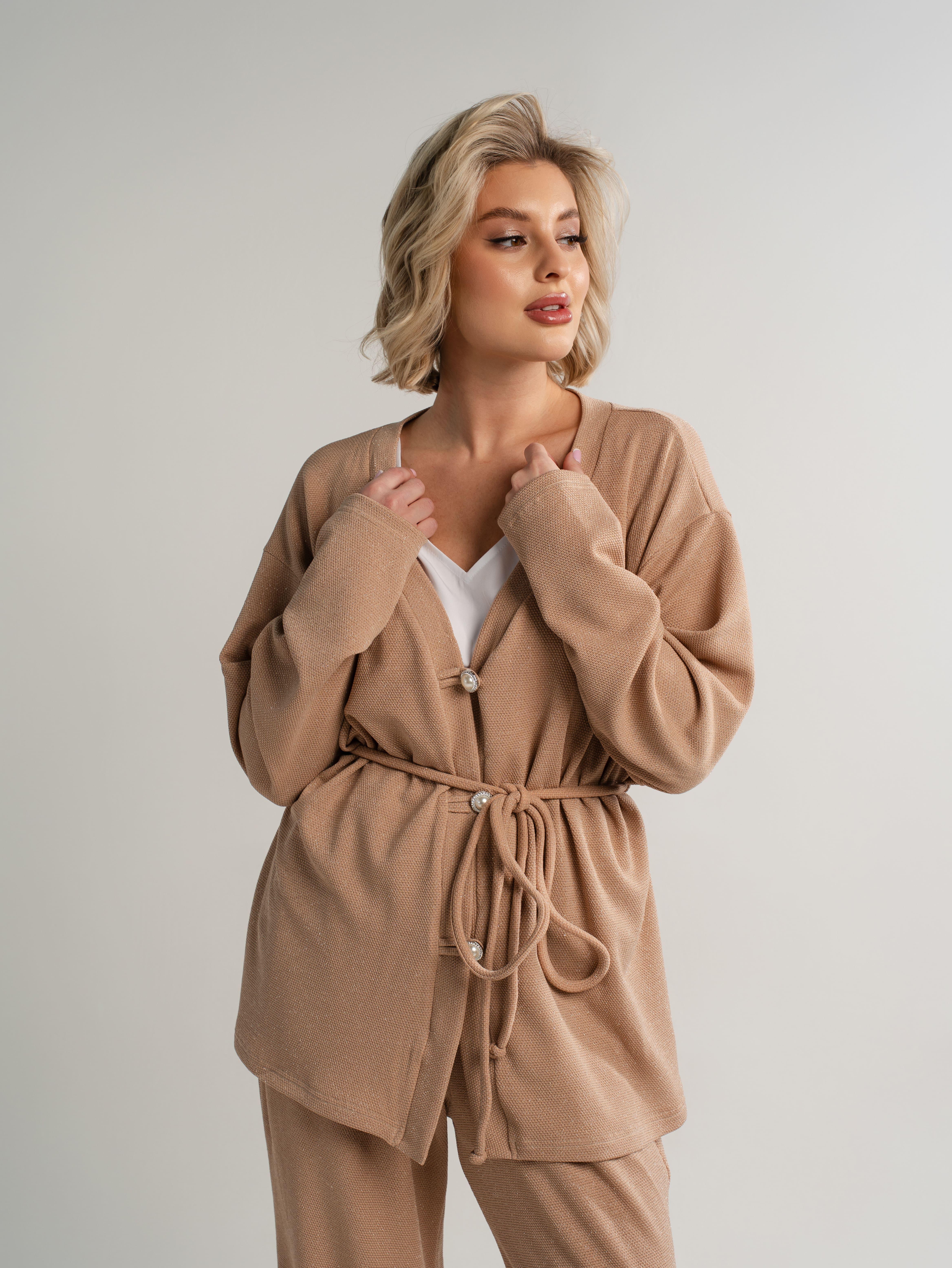 Кардиган Келли (бежевый) Б15053-39М