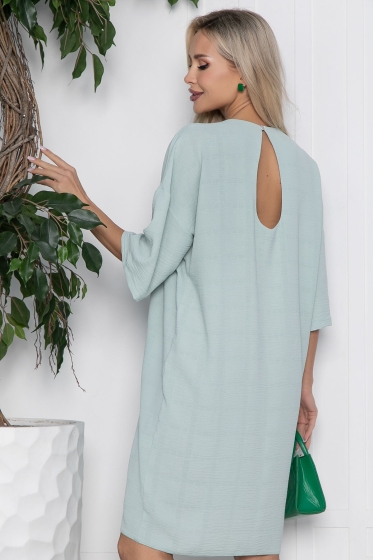 Платье футболка (мята) П10620