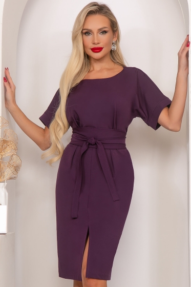 Платье "Неотразимая" (слива) П4109