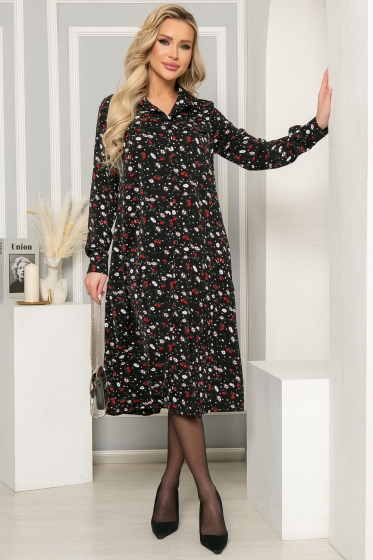 Платье "Мона" (цветочный принт) П4908