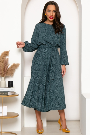 Платье "Флора" (грин) НЬЮ П4373