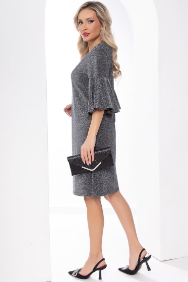 Платье "Кэрол" (серебро) П8028