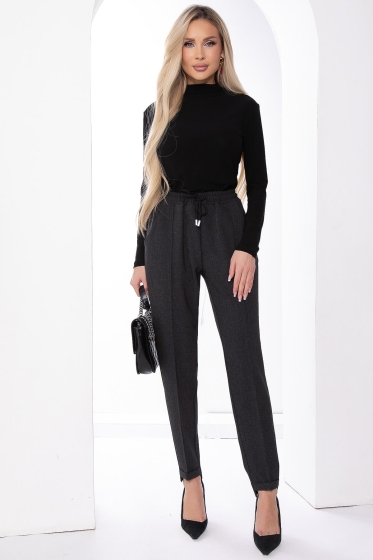 Брюки "На стиле" (темно-серые) Б8349