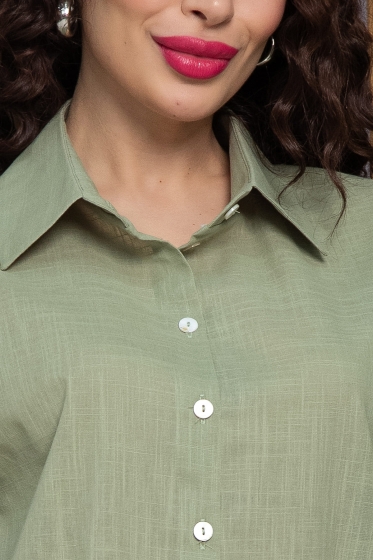 Блуза Ясмина (оливковая) Б13307-5М