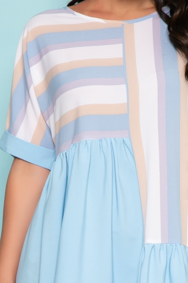 Платье "Милана" (голубое) П3691