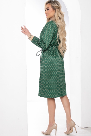 Платье "Верона" (зеленое) П8436