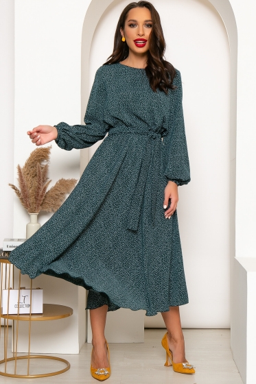 Платье "Флора" (грин) НЬЮ П4373