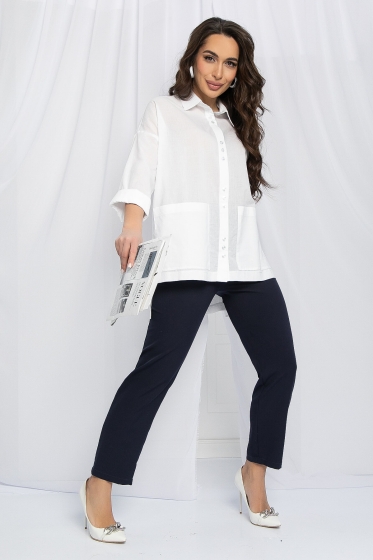 Рубашка Безупречный вкус (белая) Б13089-29М