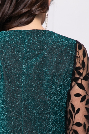 Платье "Лили" (изумруд) П7751