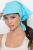 Косынка с козырьком (голубая) КК38 Косынка с козырьком (голубая) КК38