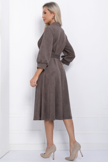Платье Калимба (коричневое) П12284-12