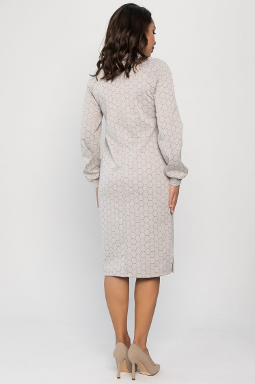 Платье Изящный образ (бежевое) П13750-19М