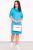 Платье "Николетта" (голубое) П3216 Платье "Николетта" (голубое) П3216