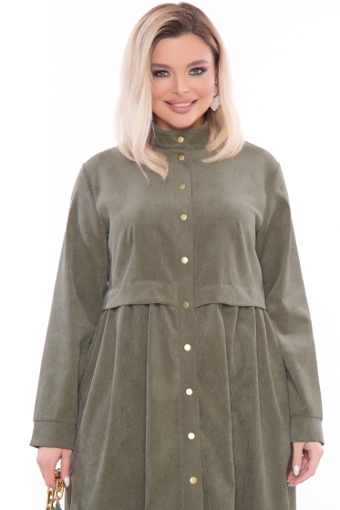 Платье "Муза" (хаки) П3201