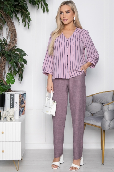 Блуза Женевьева (розовая) Б10520