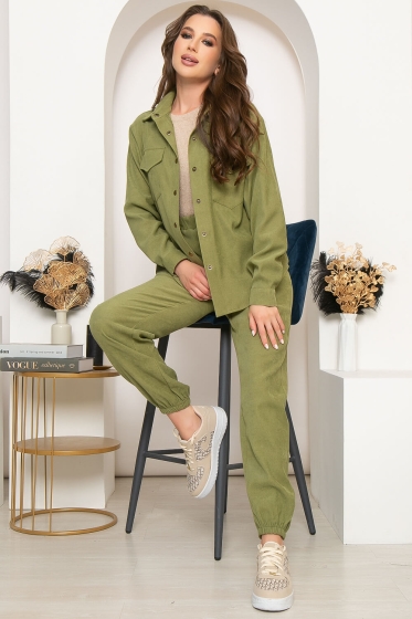 Костюм "На пульсе моды" (светлый хаки) К4278
