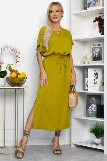 Платье Вистерия (зеленое яблоко) П13945-5М