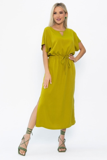Платье Вистерия (зеленое яблоко) П13945-5М