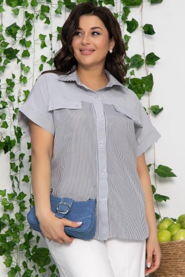 Рубашка Минуэт (светло-серая) Б13577-24М