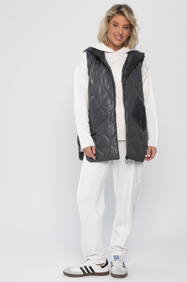 Жилет утепленный Дана Мур (графит) Б14310-18М