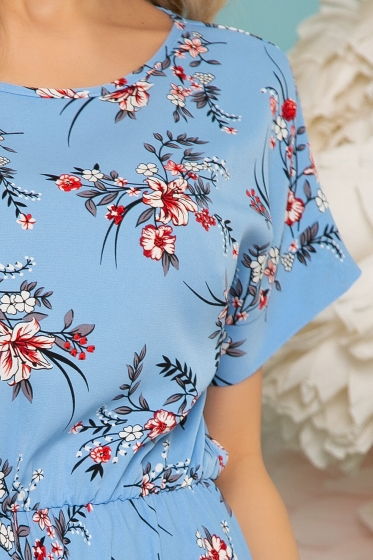 Платье "Инара" (голубое) П3726