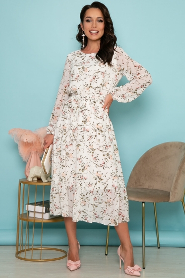 Платье "Фортуна" (вайт) П3718