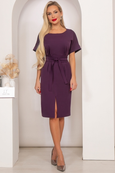 Платье "Неотразимая" (слива) П4109