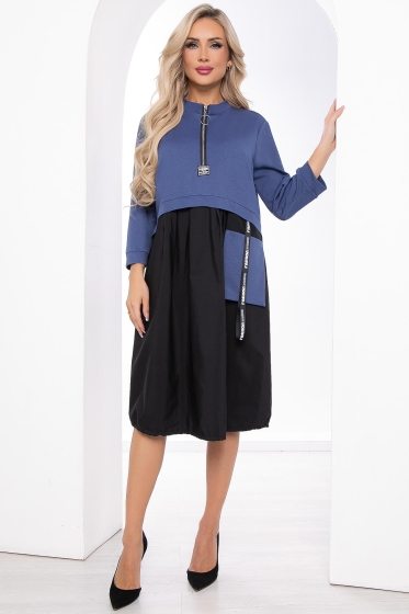 Платье "Таира" (джинс) П8304