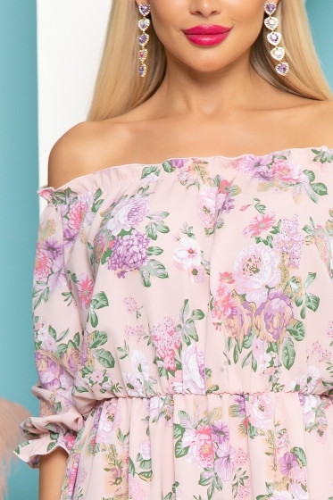 Платье "Дикий ангел" (розовое) П3955