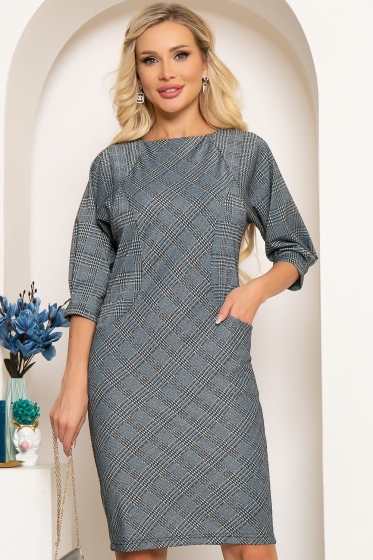 Платье "Дебора" (блю) П3950