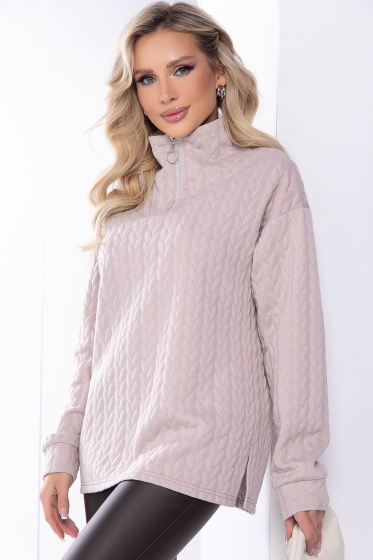 Джемпер "Игра по твоим правилам" (нюд) Б8218