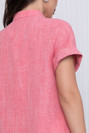 Платье "Бон Вояж" (коралл) П7079