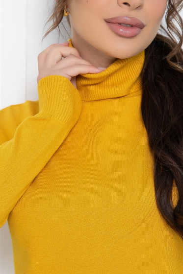 Водолазка Зимняя история (горчица) Б14533-20М