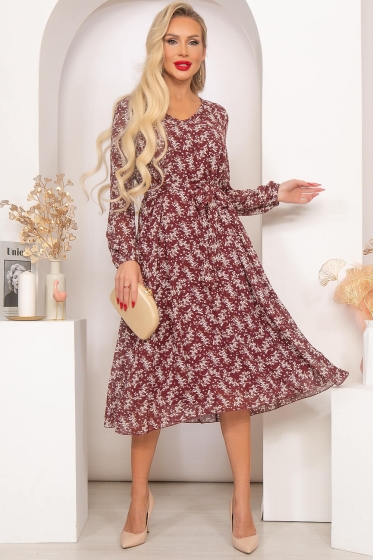 Платье "Волшебная история" (цветочный принт) П4657