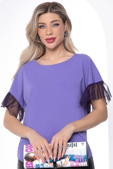 Блуза "Джессика" (сирень) Б8658