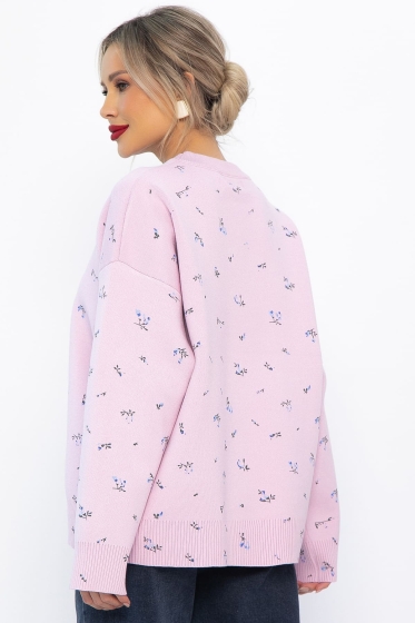 Свитер оверсайз Анита (сиреневый) Б14760-1М