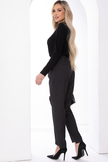 Брюки "На стиле" (темно-серые) Б8349