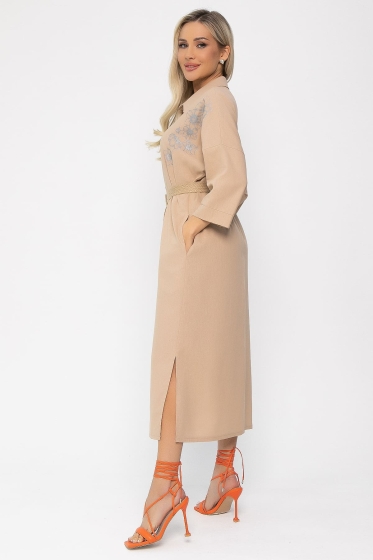 Платье Мирослава (бежевое) П13700-7М